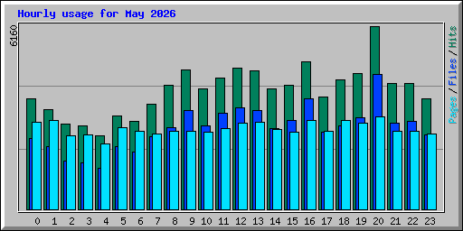 Hourly usage for May 2026